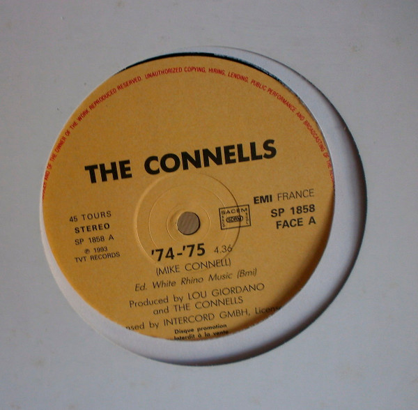 The Connells - '74-'75 | EMI Music France (SP 1858)