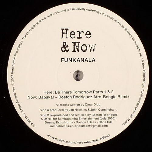 Funkanala - Be There Tomorrow / Babakar | Here & Now (HN002)