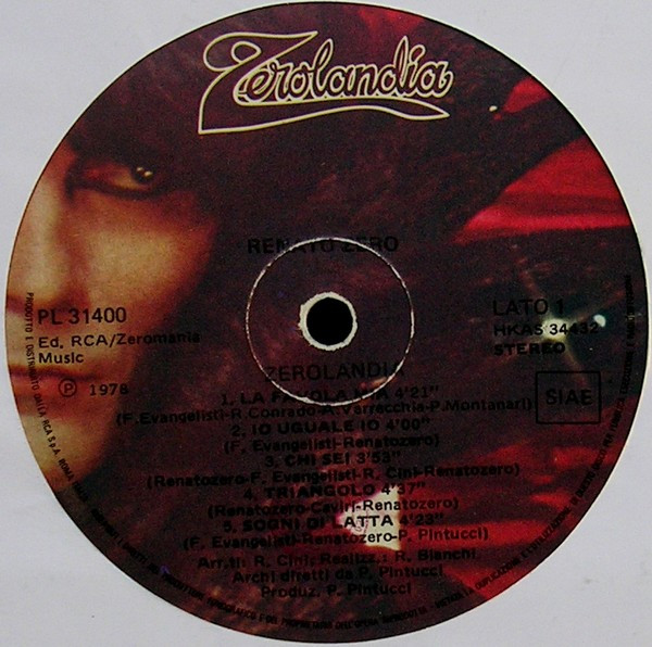 Renato Zero - Zerolandia | Zerolandia (PL 31400) - 4
