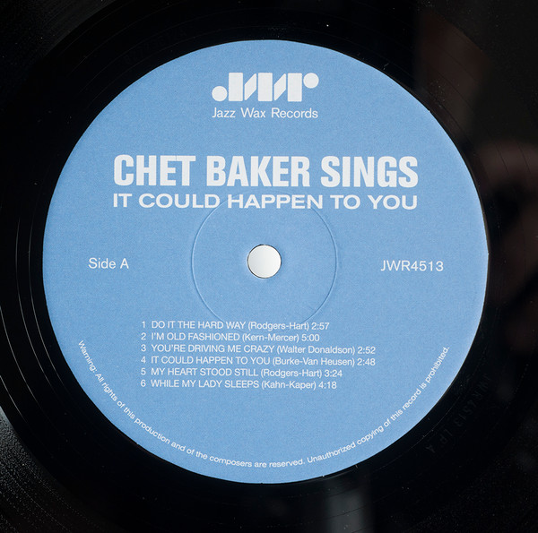 Chet Baker - It Could Happen To You | Jazz Wax Records (JWR 4513) - 3