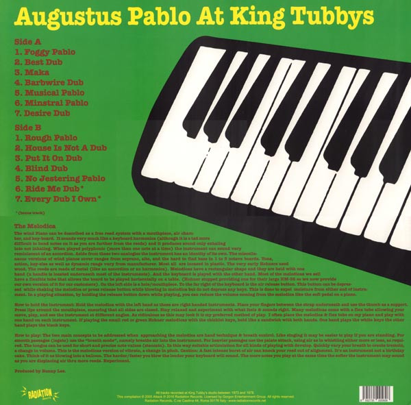 Augustus Pablo - Augustus Pablo At King Tubbys | Radiation Roots (RR00303LP) - 2