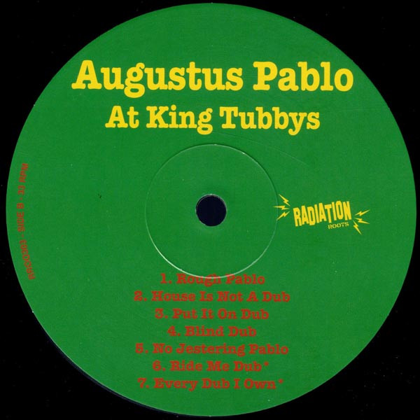 Augustus Pablo - Augustus Pablo At King Tubbys | Radiation Roots (RR00303LP) - 4