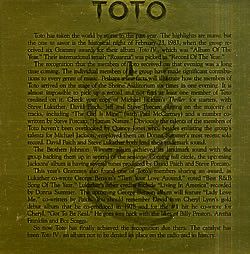 Toto - Toto IV Sampler | CBS (SAMP 60)