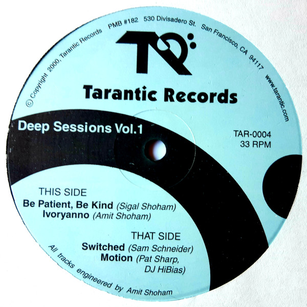 Various - Deep Sessions Vol. 1 | Tarantic Records (TAR 0004) Various - Deep Sessions Vol. 1 | Tarantic Records (TAR 0004)