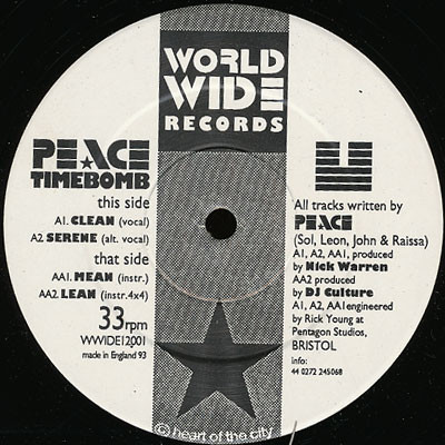 Peace - Timebomb | World Wide Records (WWIDE12001) - main