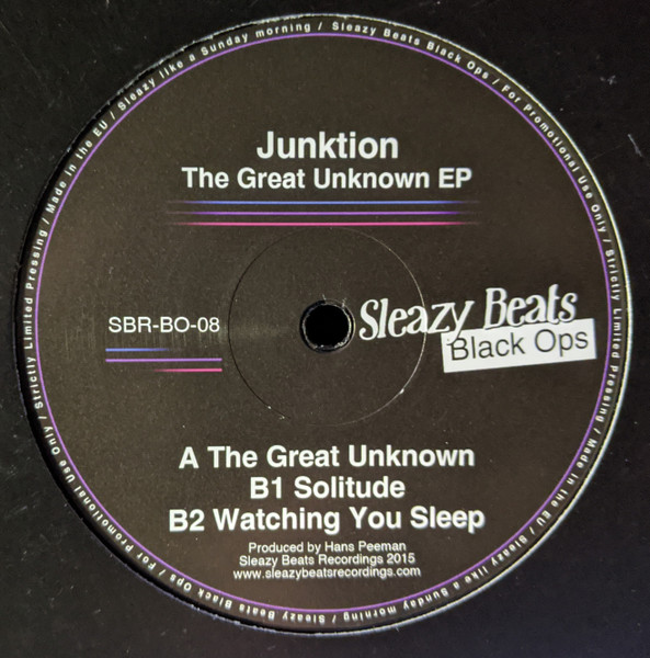 Junktion - The Great Unknown EP | Sleazy Beats Black Ops (SBR-BO-08) - main
