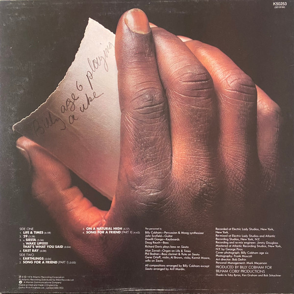 Billy Cobham - Life & Times | Atlantic (K50253) - 2