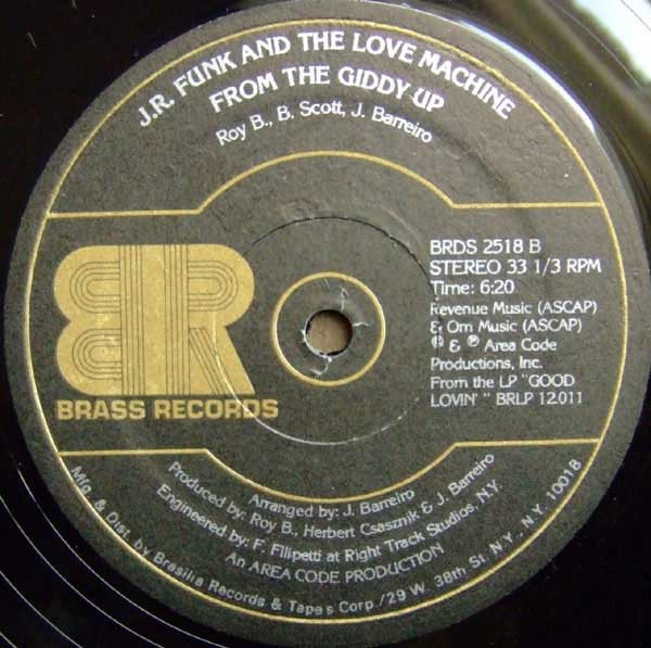 J.R. Funk & The Love Machine - Good Lovin' | Brass Records (BRDS 2518) - 2