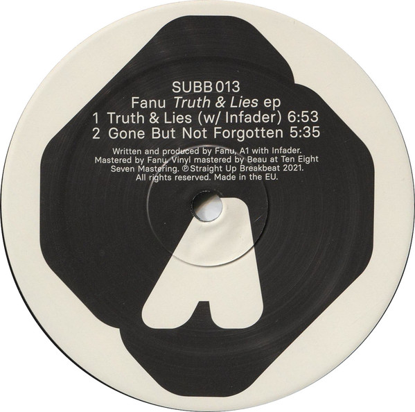 Fanu - Truth & Lies EP | Straight Up Breakbeat (SUBB 013)