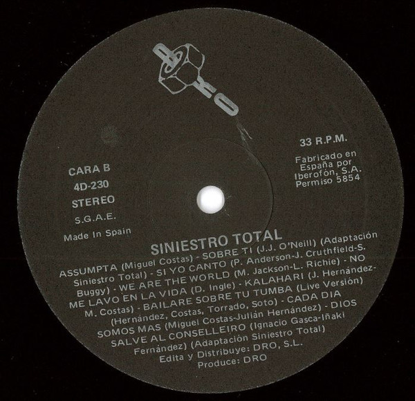 Siniestro Total - Gran D Sexitos | DRO (4D-230) - 3 Siniestro Total - Gran D Sexitos | DRO (4D-230) - 3