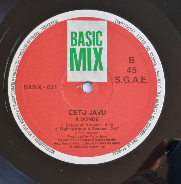 Cetu Javu - So Strange | Basic Mix (BASIX - 021) - 4