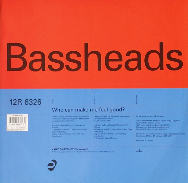 Bassheads - Who Can Make Me Feel Good? | Deconstruction (12R 6326)