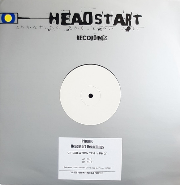 Circulation - PH1 | Headstart Recordings (HD 003) - main