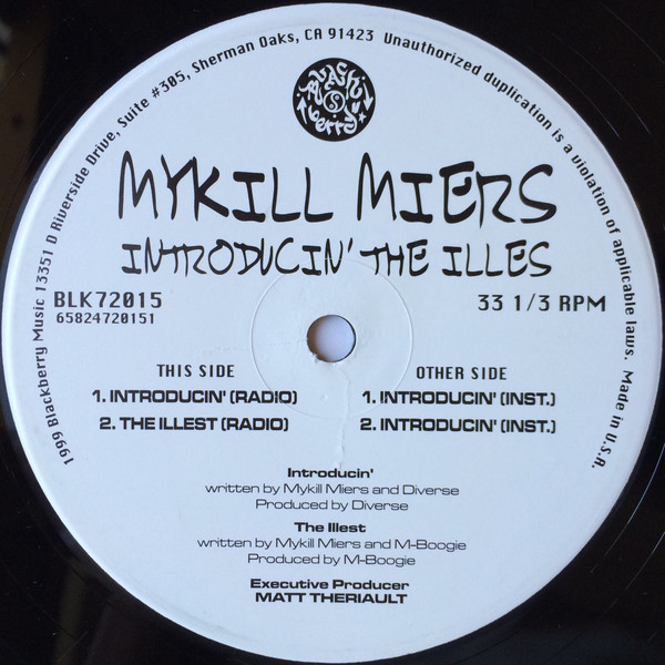 Mykill Miers - Introducin' The Illest | Blackberry Records (BLK72015) - 3