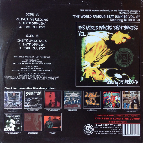 Mykill Miers - Introducin' The Illest | Blackberry Records (BLK72015) - 2