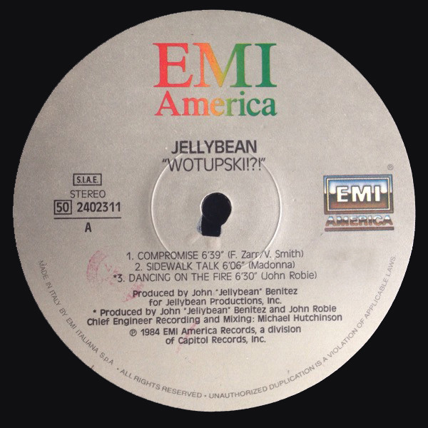 John "Jellybean" Benitez - Wotupski!?! | EMI America (50 2402311) - main John "Jellybean" Benitez - Wotupski!?! | EMI America (50 2402311) - main