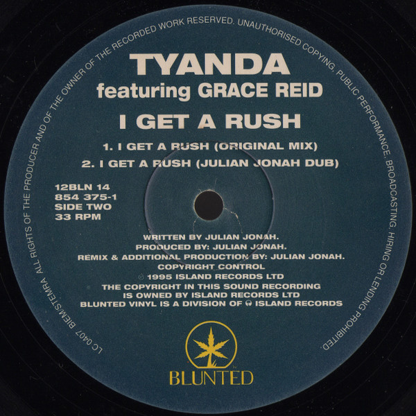 Tyanda Featuring Grace Erin Reid - I Get A Rush | Blunted (12 BLN 14) - 4 Tyanda Featuring Grace Erin Reid - I Get A Rush | Blunted (12 BLN 14) - 4
