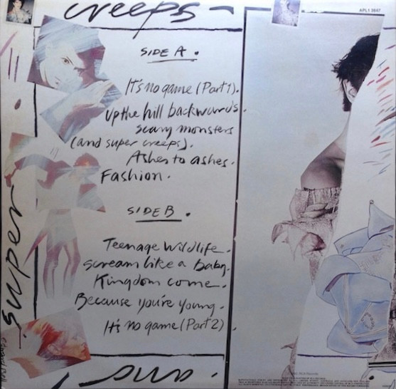 David Bowie - Scary Monsters | RCA Victor (APL1 3647)