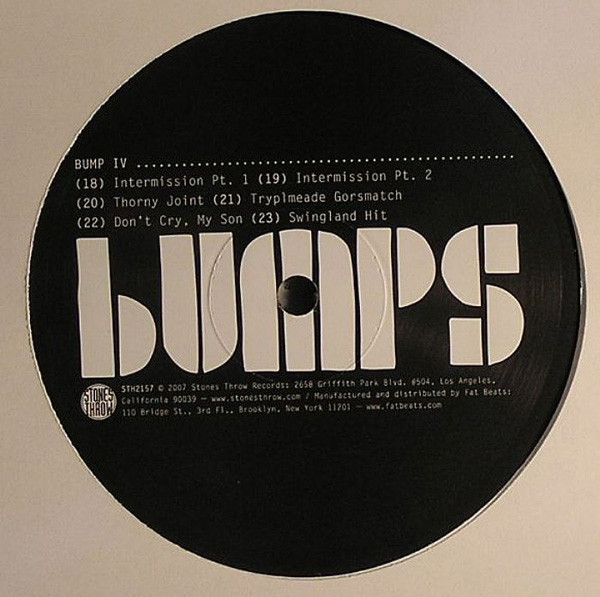 Bumps - Bumps | Stones Throw Records (STH 2157) - 3