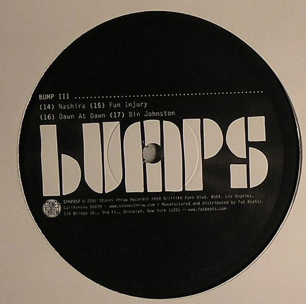 Bumps - Bumps | Stones Throw Records (STH 2157) - 2