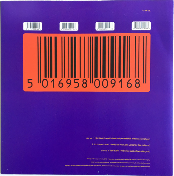 Soul Family Sensation - I Don't Even Know If I Should Call You Baby (Remix) | One Little Indian (47 TP 12L) Soul Family Sensation - I Don't Even Know If I Should Call You Baby (Remix) | One Little Indian (47 TP 12L)