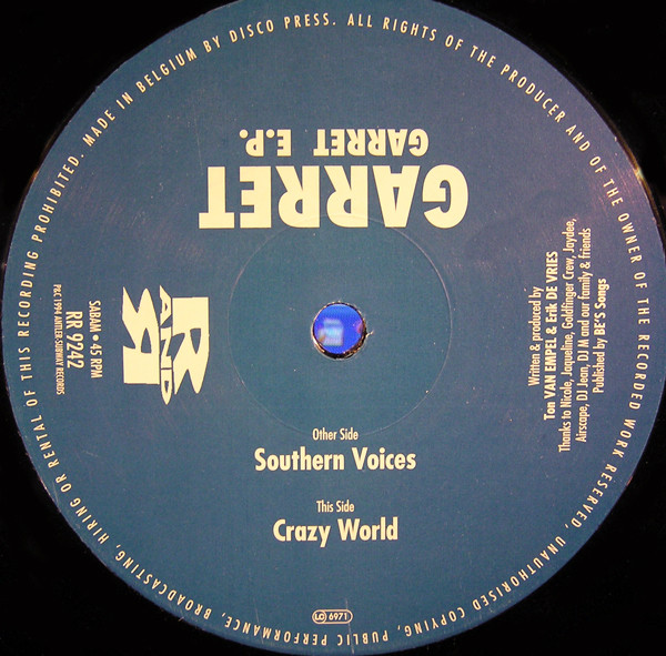 Garret - Garret E.P. | Round And Round (RR 9242) - 2