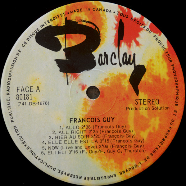 François Guy - François Guy | Barclay (80181) - 3