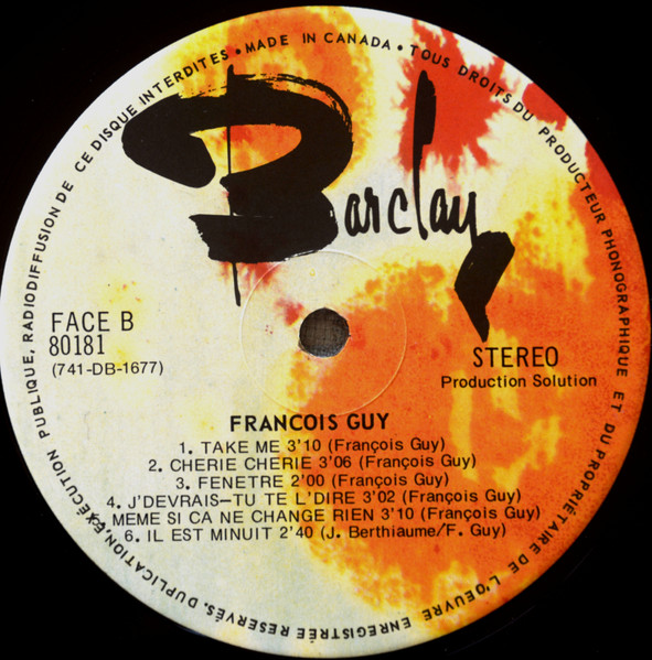 François Guy - François Guy | Barclay (80181) - 4