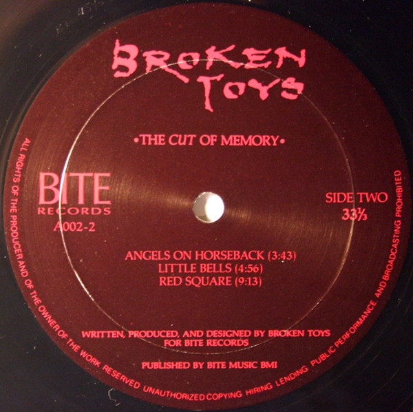 Broken Toys - The Cut Of Memory | Bite Records (A002) - 4
