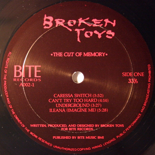 Broken Toys - The Cut Of Memory | Bite Records (A002) - 3