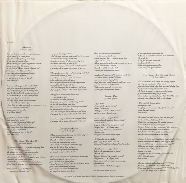 Gordon Lightfoot - Summertime Dream | Reprise Records (MS 2246) - 3