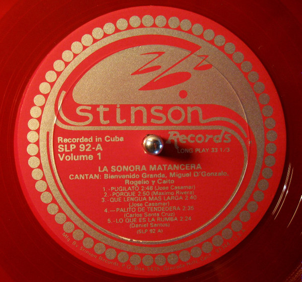La Sonora Matancera - Sonora Matancera - Volume 1 | Stinson Records (SLP-92) - 2