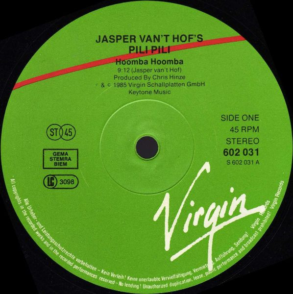 Pili Pili - Hoomba Hoomba | Virgin (602 031) - 3