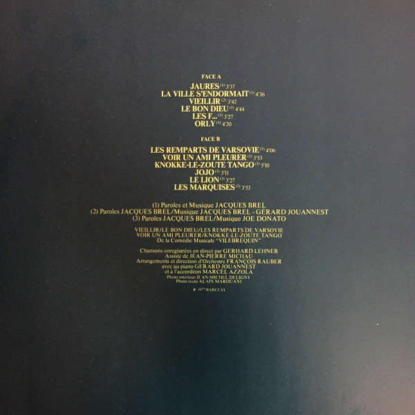 Jacques Brel - Brel | Barclay (96010) - 3