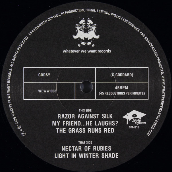 Godsy - Razor Against Silk | Whatever We Want Records (WEWW 008) - 3