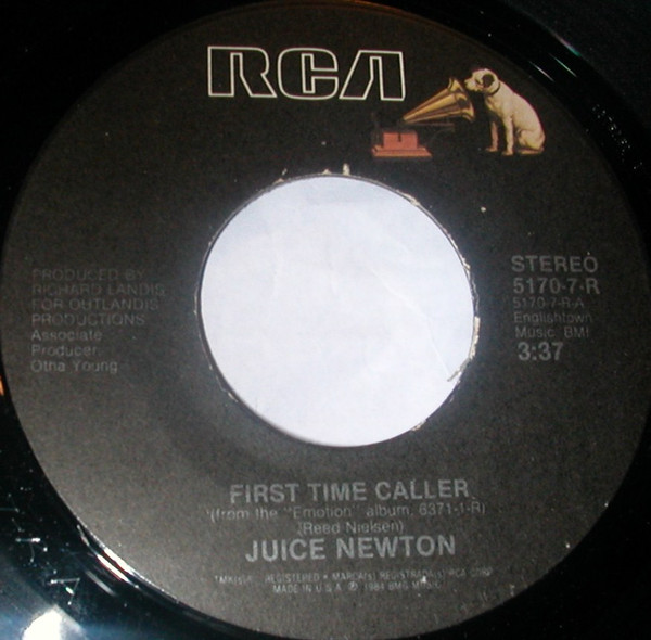 Juice Newton - First Time Caller | RCA (5170-7-R)