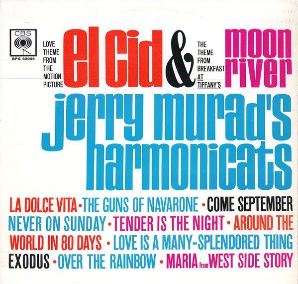 Jerry Murad's Harmonicats - Love Theme From "El Cid" And Other Motion Picture Songs And Themes | CBS (BPG 62008)