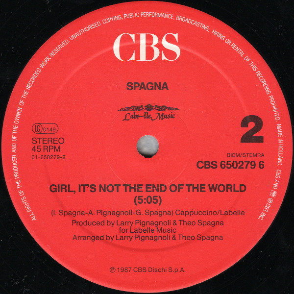 Ivana Spagna - Call Me | CBS (CBS 650279 6) - 4 Ivana Spagna - Call Me | CBS (CBS 650279 6) - 4