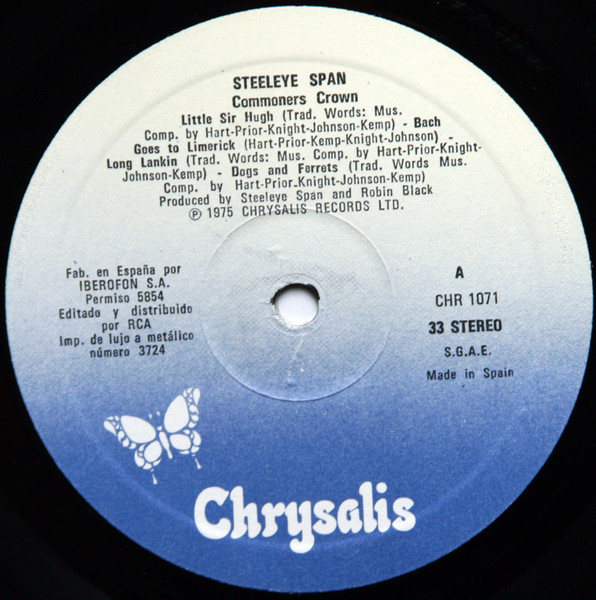 Steeleye Span - Commoners Crown | Chrysalis (CHR 1071) - 4