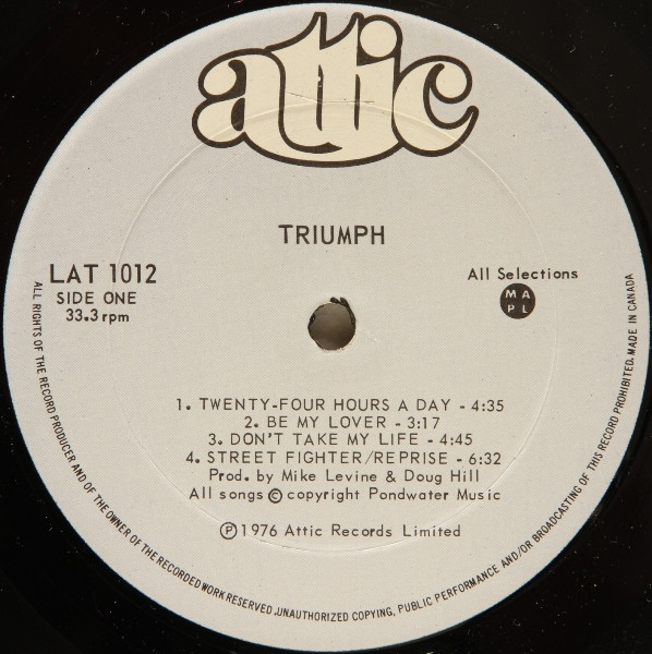 Triumph - Triumph | Attic (LAT 1012) - 3