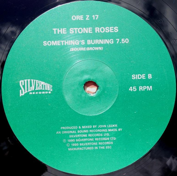 The Stone Roses - One Love | Silvertone Records (ORE Z 17) - 4