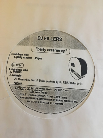 Dj Fillers - Crash The Party | Episode Records (ER 1224) - main