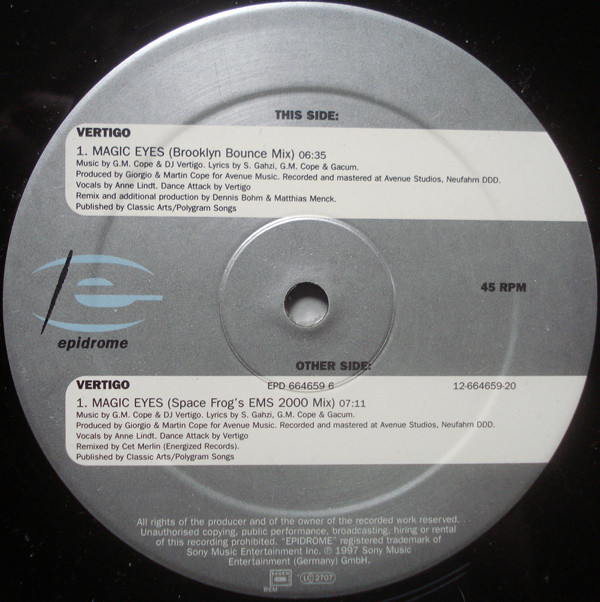 Vertigo - Magic Eyes | Epidrome (EPD 664659 6)