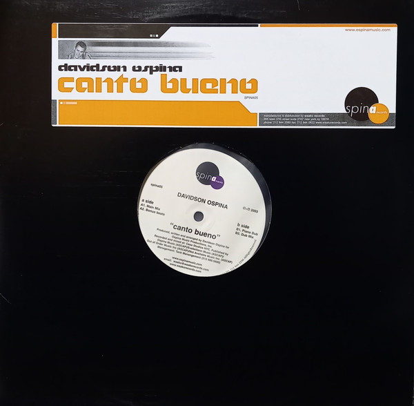 Davidson Ospina - Canto Bueno | Spina Records (spina05)