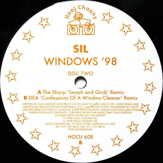Sil - Windows '98 | Hooj Choons (HOOJ 60R) - 3 Sil - Windows '98 | Hooj Choons (HOOJ 60R) - 3