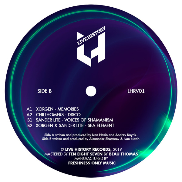 Various - Memories / Disco / Voices Of Shamanism / Sea Element | Live History Records (LHRV01)