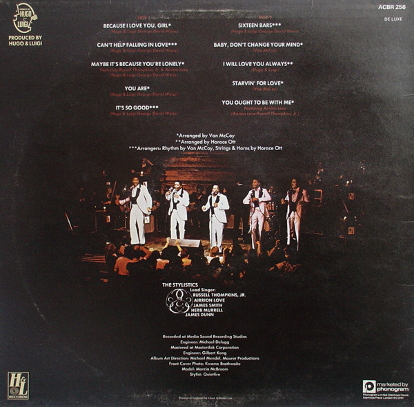 The Stylistics - Fabulous | H & L Records (ACBR 256) - 4 The Stylistics - Fabulous | H & L Records (ACBR 256) - 4