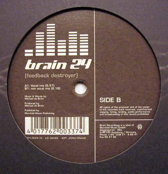 Brain - Feedback Destroyer | Brain Recordings (BRN-0024-12)