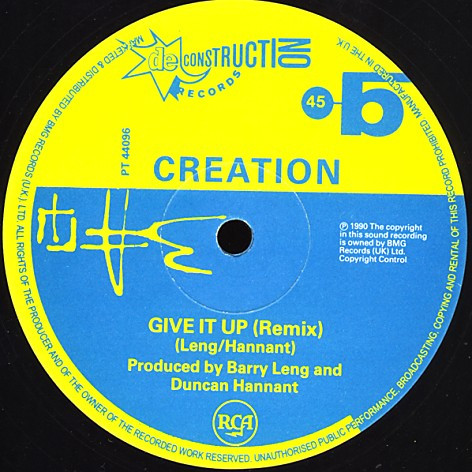 Creation - Give It Up | Deconstruction (PT 44096) - main