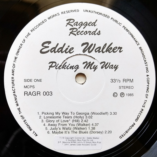 Eddie Walker - Picking My Way | Ragged Records (RAGR 003) - 4 Eddie Walker - Picking My Way | Ragged Records (RAGR 003) - 4